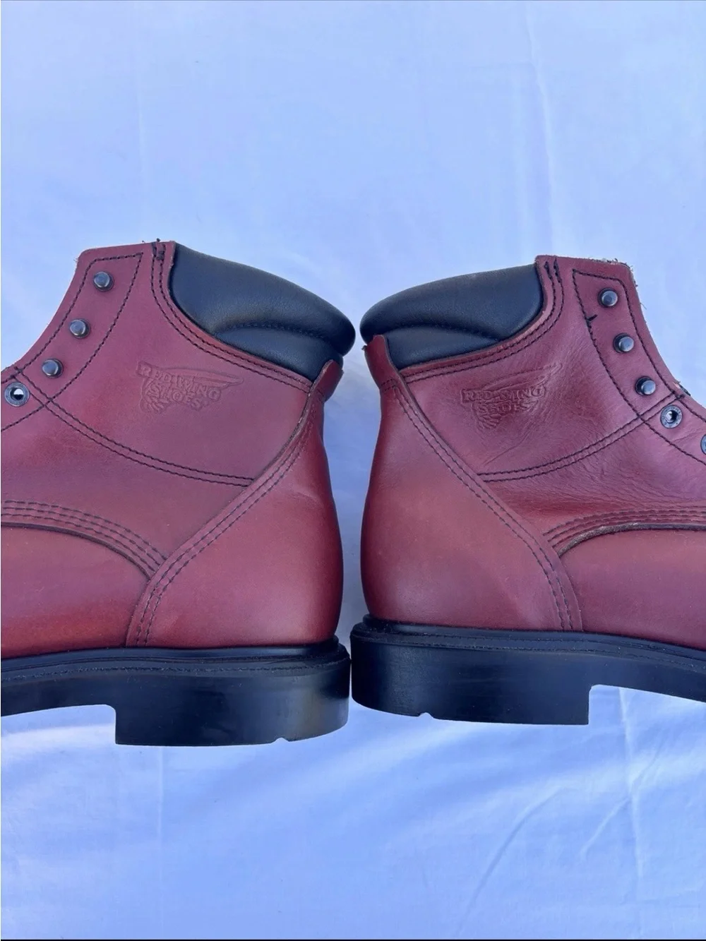 Red Wing 202 SuperSole Work Boots Men's Size 12 E2 EE Wide Brown Leather USA
